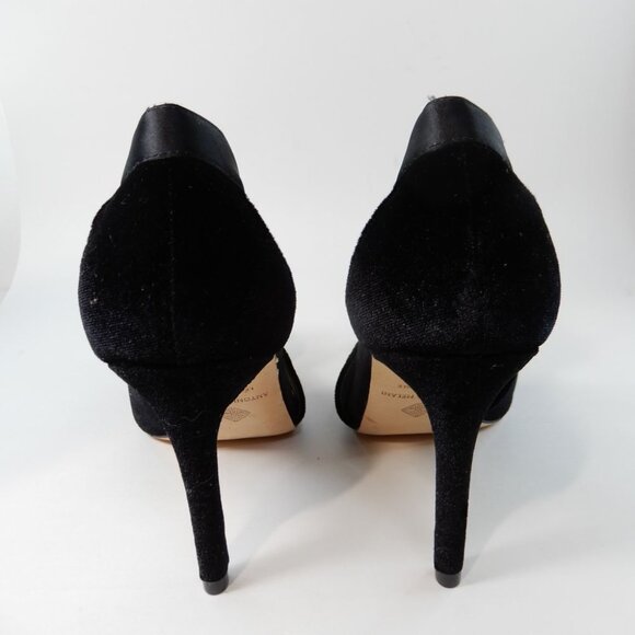 ANTONIO MELANI Ester Velvet Black Rose Flower Heels Pumps Size 6 Pointed Toe NEW - Picture 9 of 13
